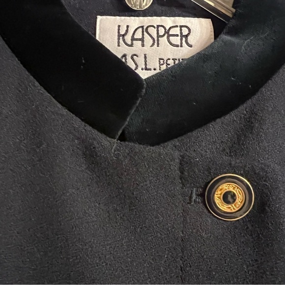 Kasper ASL Petite Navy Blue Blazer - Picture 2 of 6